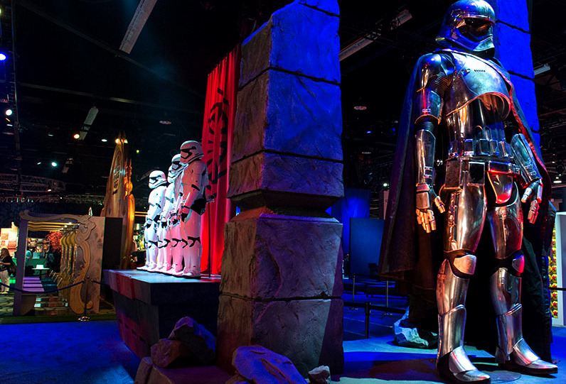 Force Awakens Costumes on Display at D23